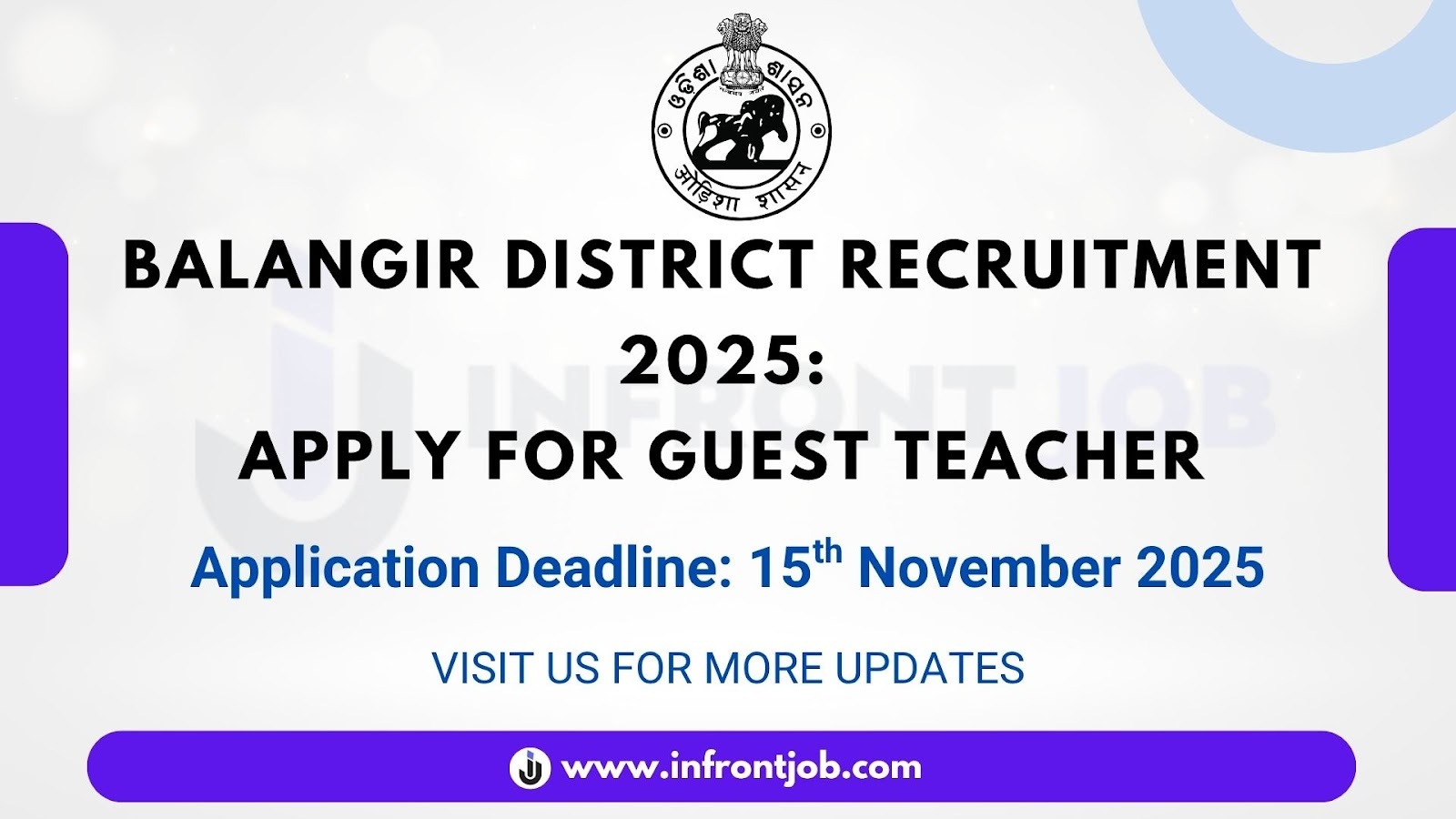 Balangir Guest Teacher Recruitment 2025 – Apply for Teaching Vacancies in Odisha
