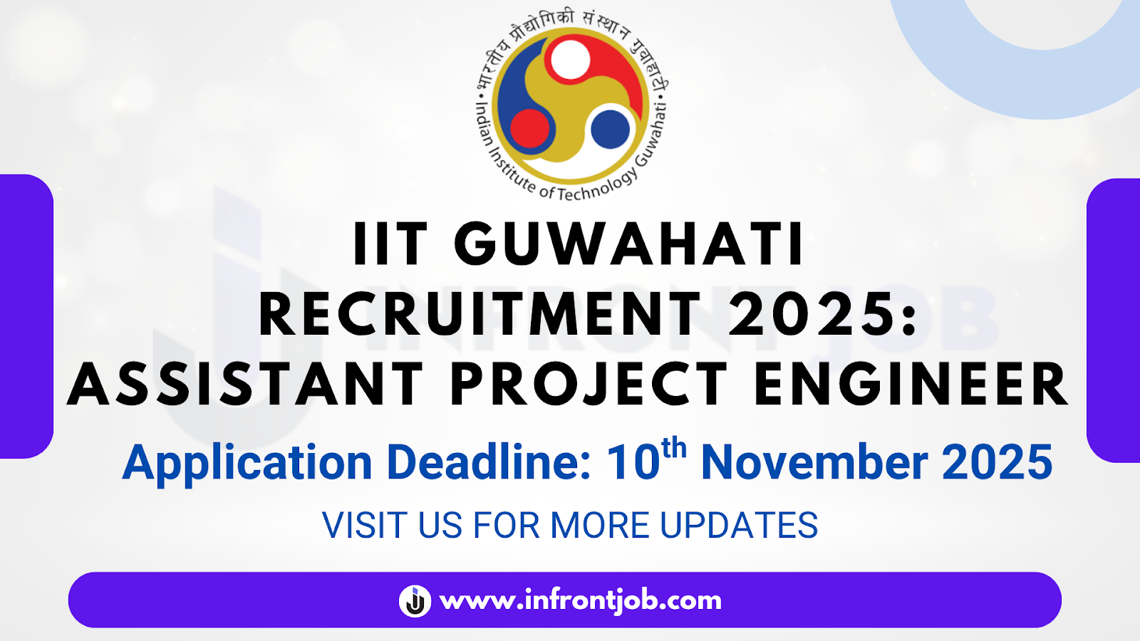 IIT Guwahati Assistant Project Engineer Recruitment 2025 – Apply