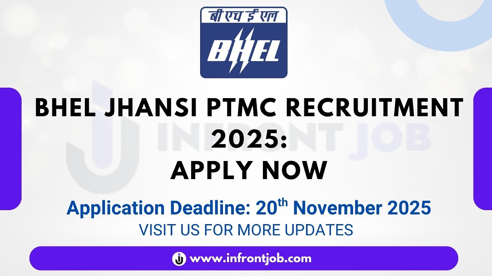 BHEL Jhansi PTMC Recruitment 2025 – Walk-in Interview