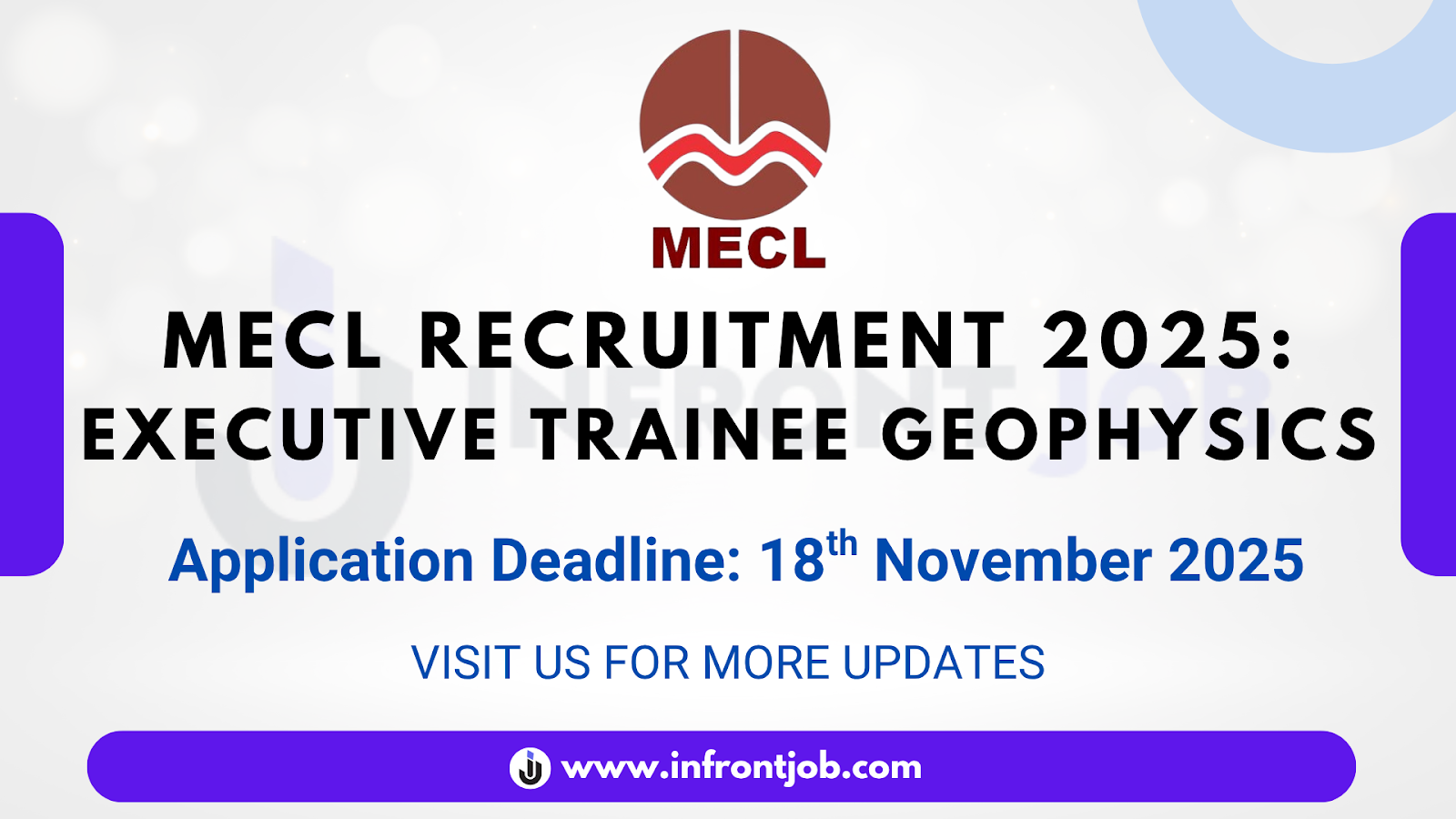 MECL Executive Trainee Geophysics Recruitment 2025 – Apply Online