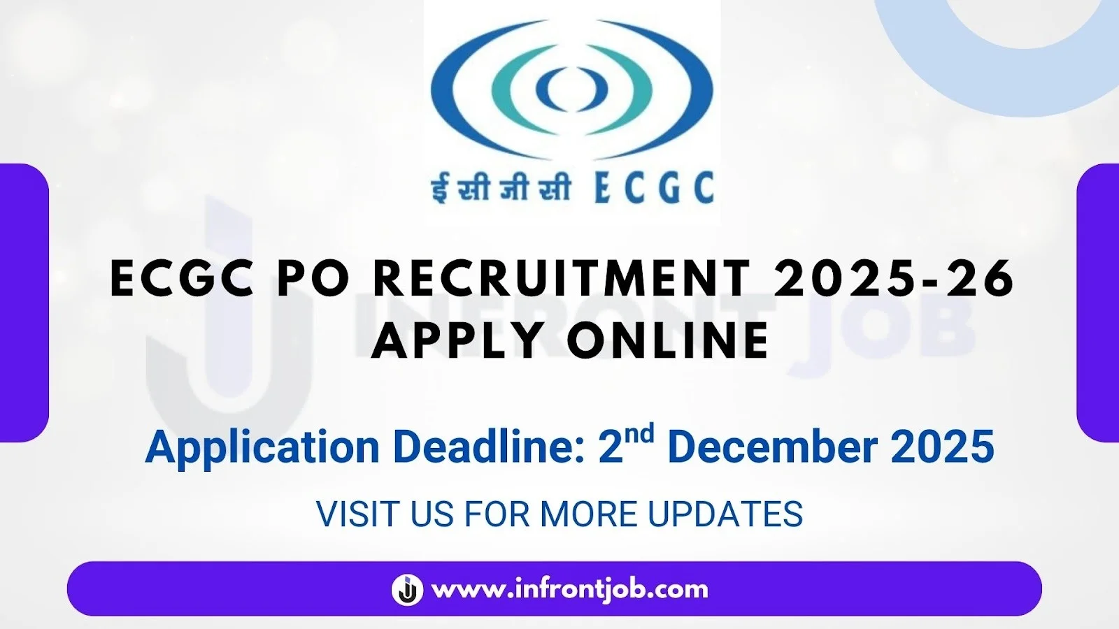 ECGC PO Recruitment 2025-26 – Apply Online