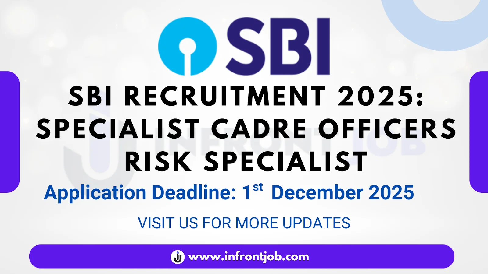 SBI Specialist Cadre Officers Risk Specialist Recruitment 2025 – Apply Online