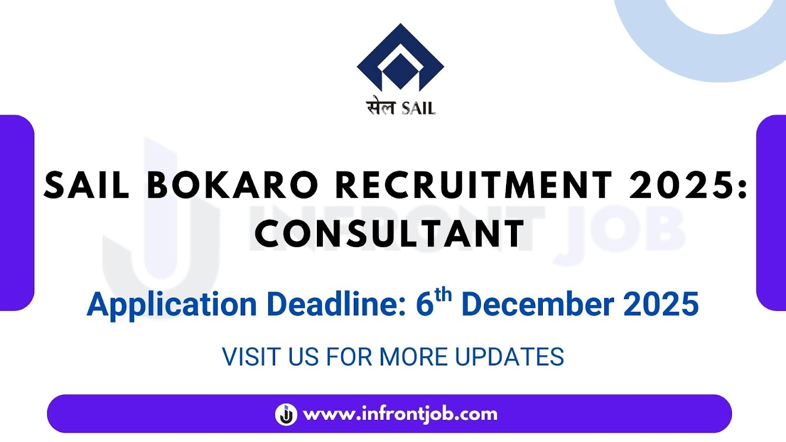 SAIL Bokaro Consultant Recruitment 2025 – Apply Now