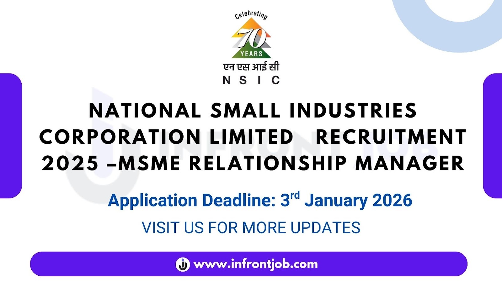 National Small Industries Corporation Limited MSME Relationship Manager – Apply