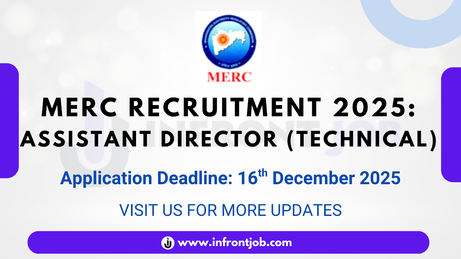 Maharashtra Electricity Regulatory Commission Assistant Director (Technical) – Apply Online