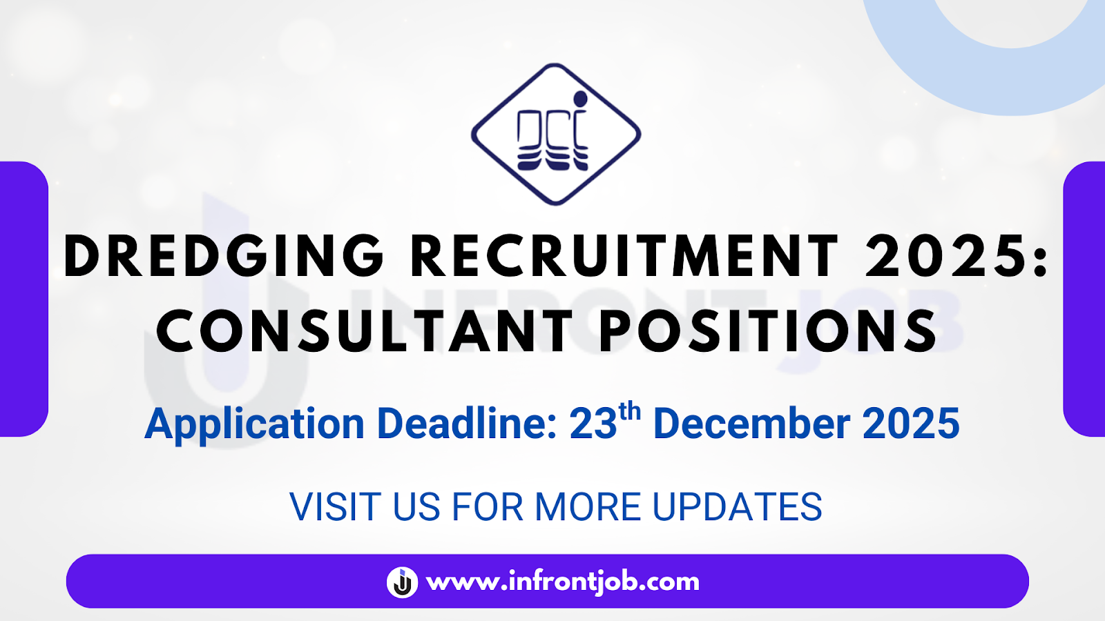 DREDGING CORPORATION OF INDIA LIMITED Consultant Recruitment 2025 – Apply Online