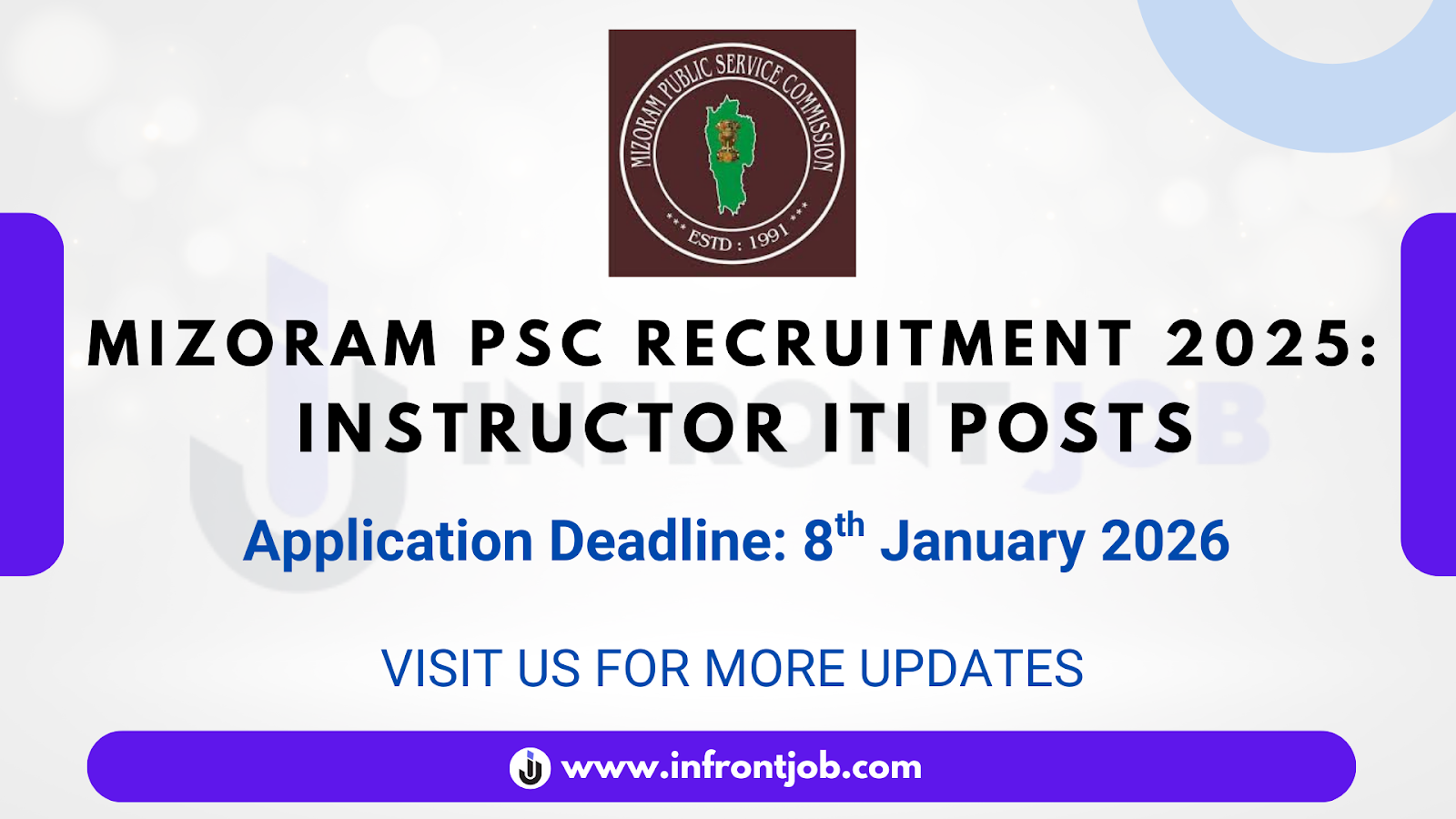 Mizoram PSC Instructor ITI Recruitment 2025 – Apply Online