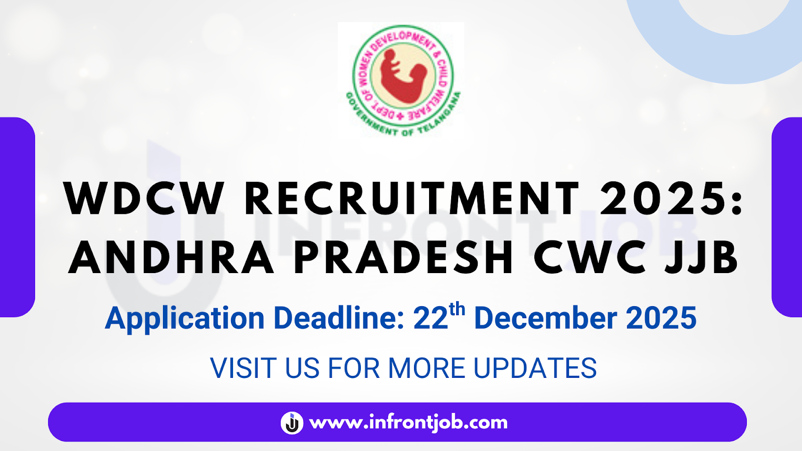WDCW Andhra Pradesh CWC JJB Recruitment 2025 – 182 Vacancies