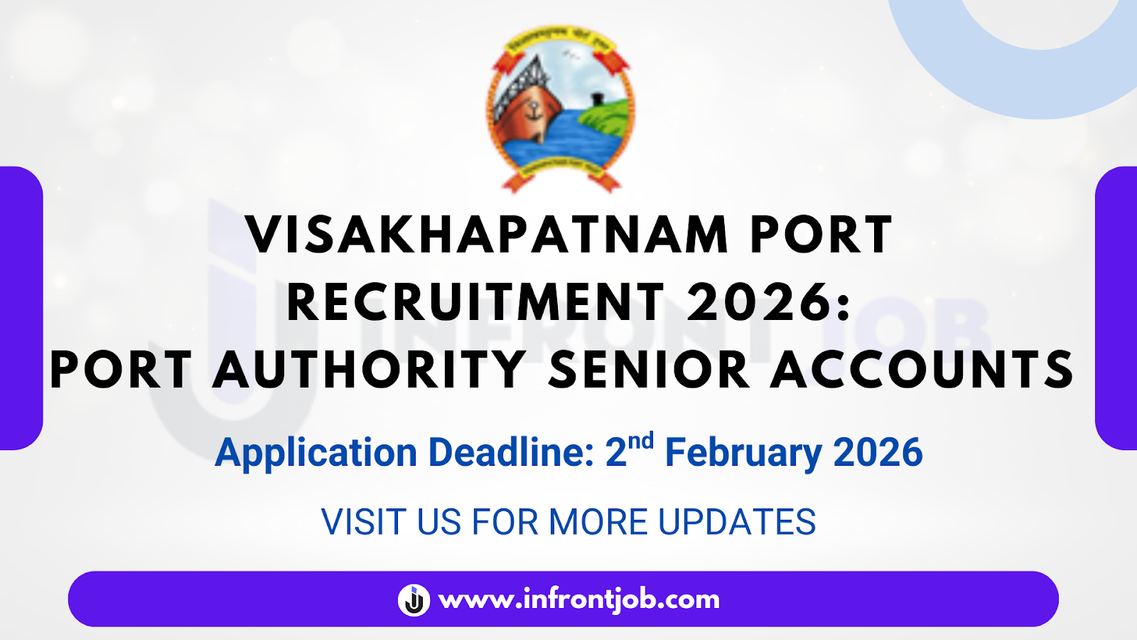 Visakhapatnam Port Authority Senior Accounts Officer Recruitment 2026 – Apply