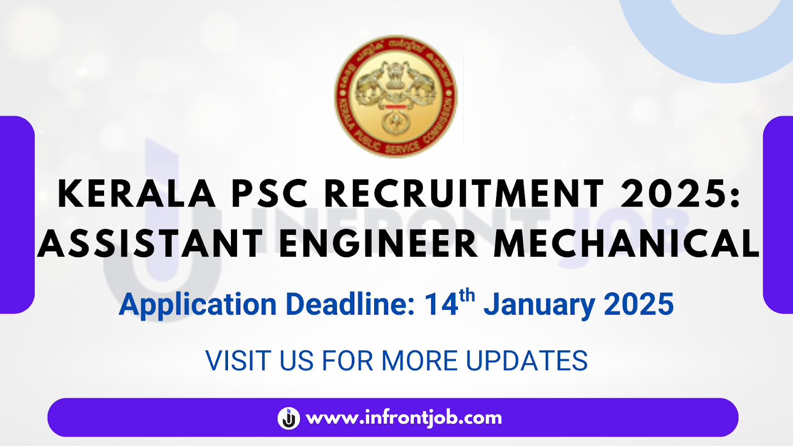 Kerala PSC Assistant Engineer Mechanical Recruitment 2025 – Apply Online