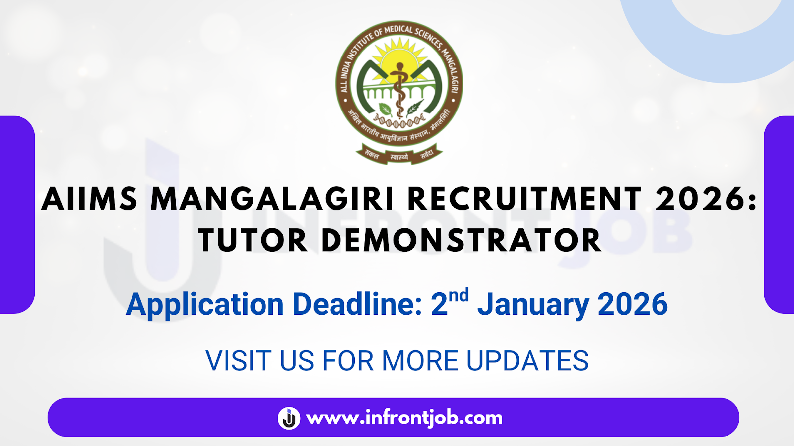 AIIMS Mangalagiri Tutor Demonstrator Recruitment 2026 – Apply