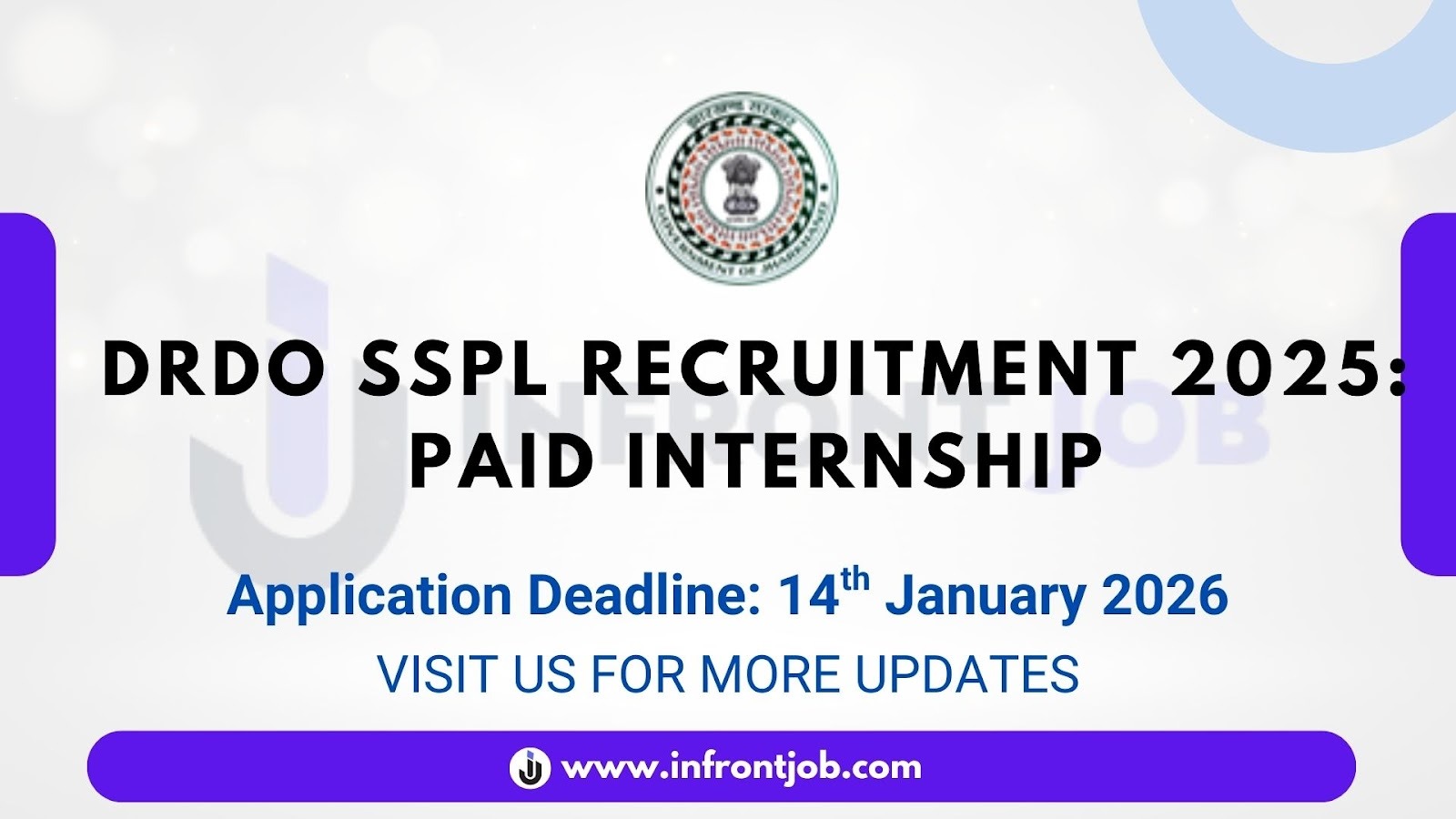 DRDO SSPL Paid Internship 2026 – Apply Online