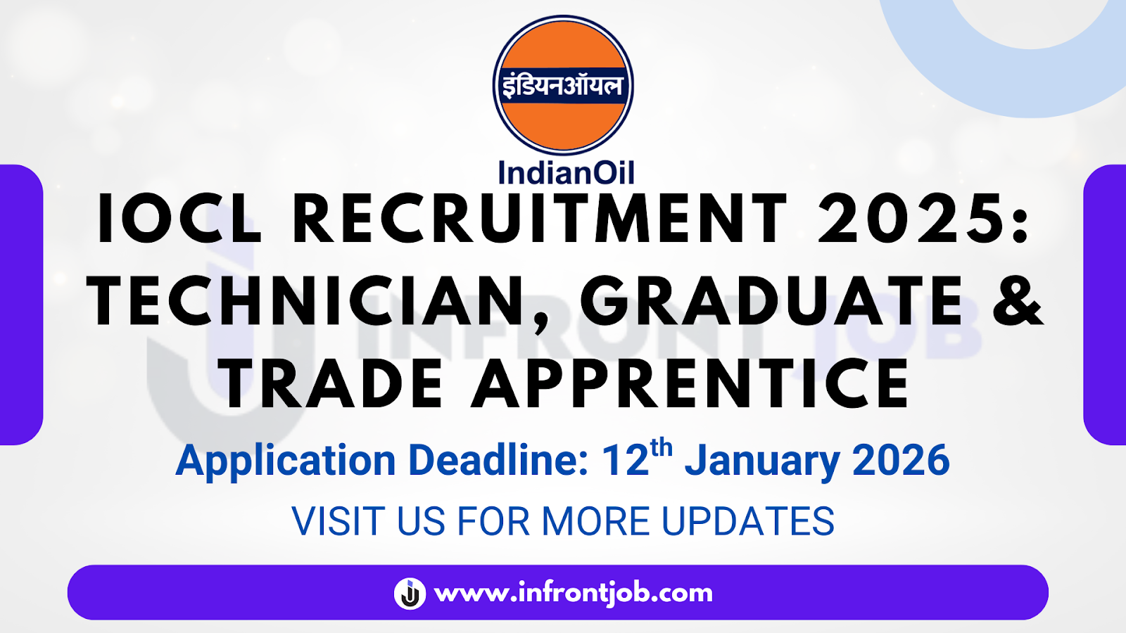 IOCL Apprentice Recruitment 2025 – 501 Vacancies