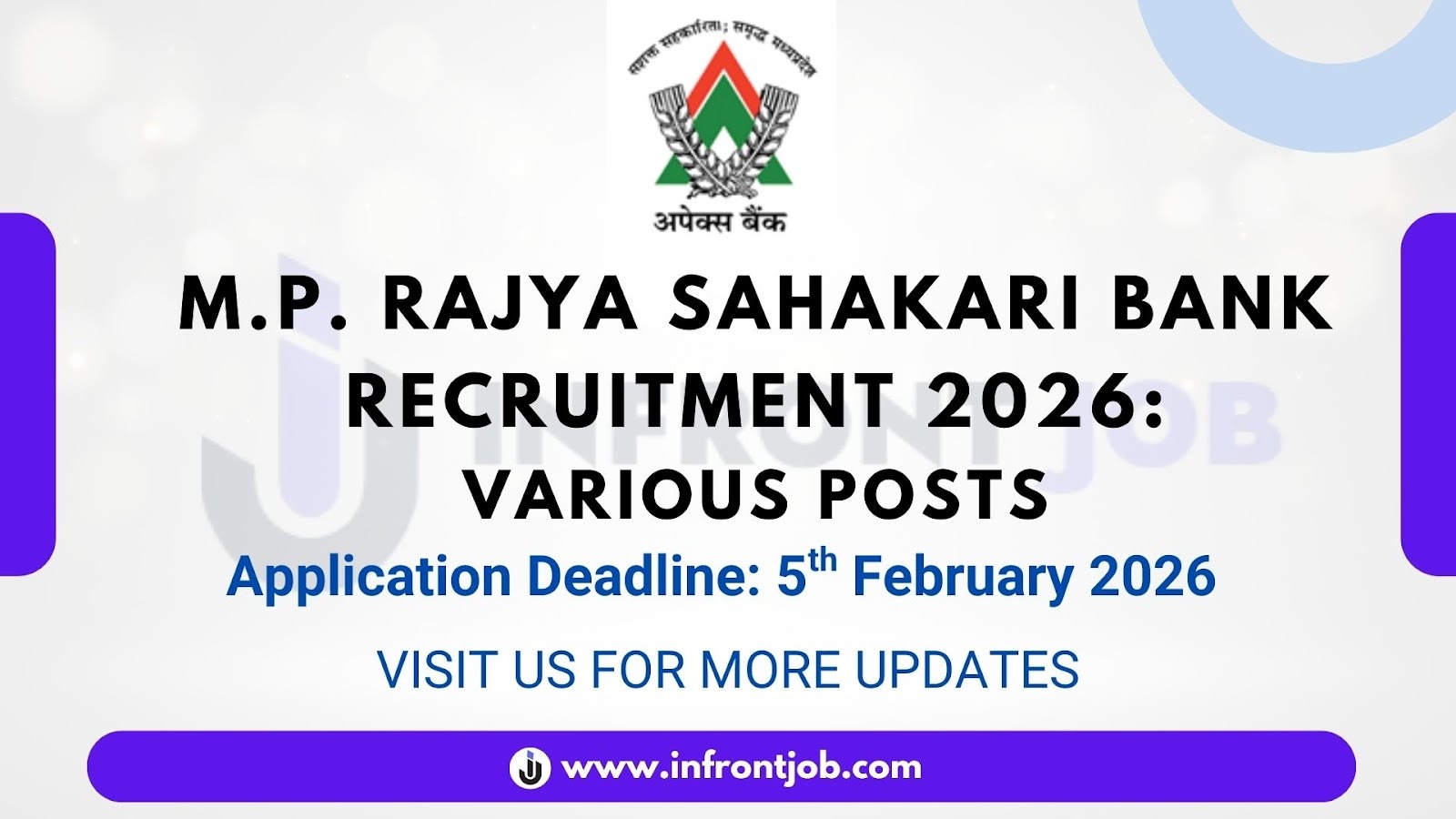 MP Apex Bank Computer Operator Society Manager Recruitment 2026 – 1763 Vacancies