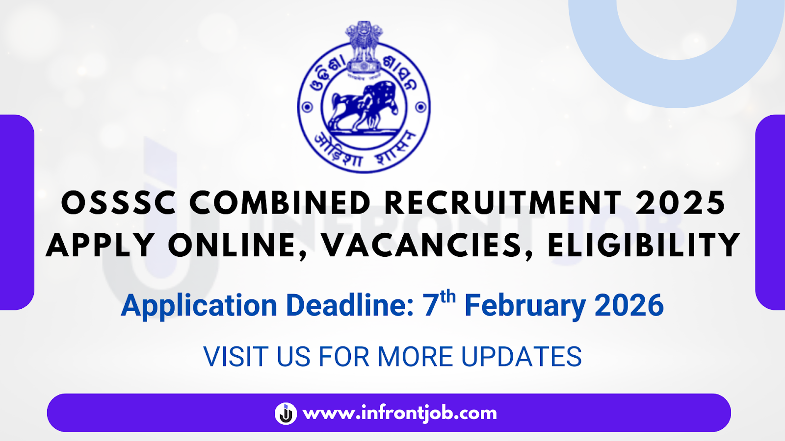 OSSSC Combined Recruitment 2025 – Apply Online