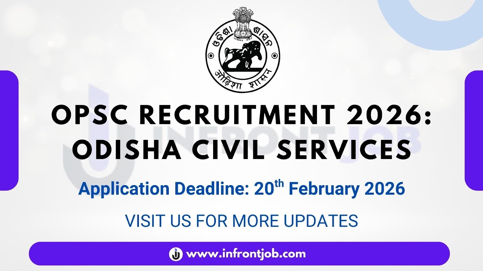 OPSC Odisha Civil Services Recruitment 2025 - 314 Vacancies