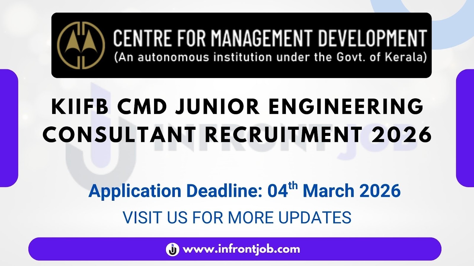 KIIFB CMD Junior Engineering Consultant Recruitment 2026 – Apply Online