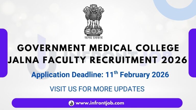 Government Medical College Jalna Faculty Recruitment 2026