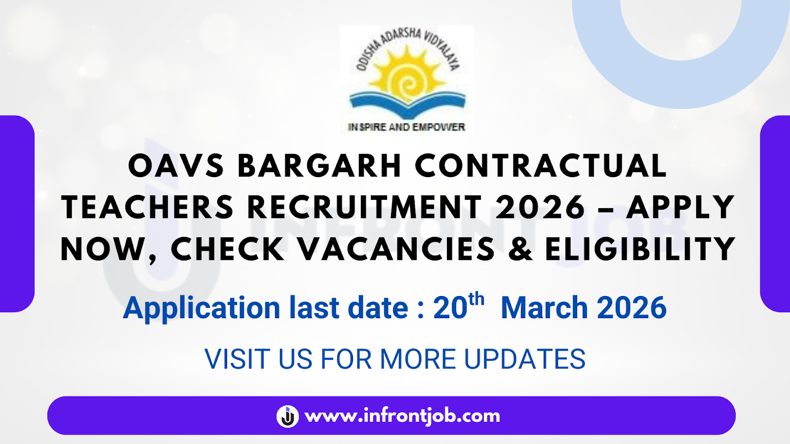 OAVS Bargarh Contractual Teachers