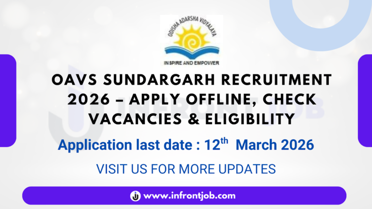 OAVS Sundargarh Recruitment 2026