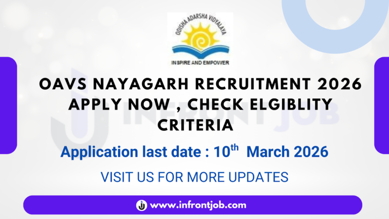 OAVS Nayagarh Recruitment 2026