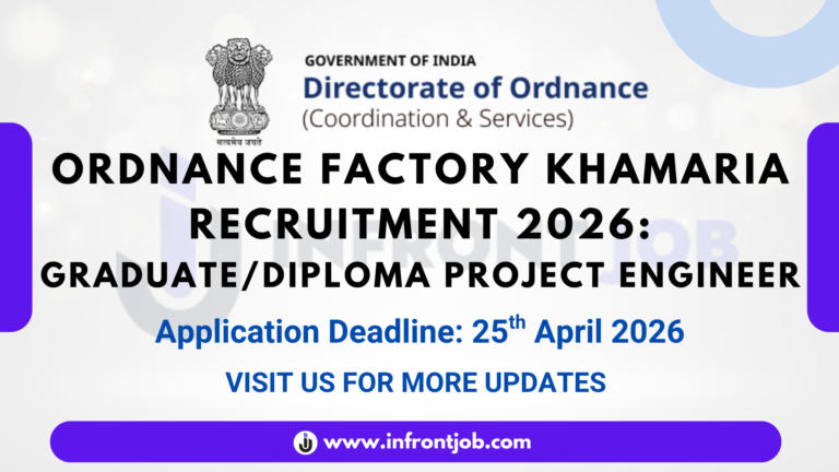 Ordnance Factory Khamaria Recruitment 2026