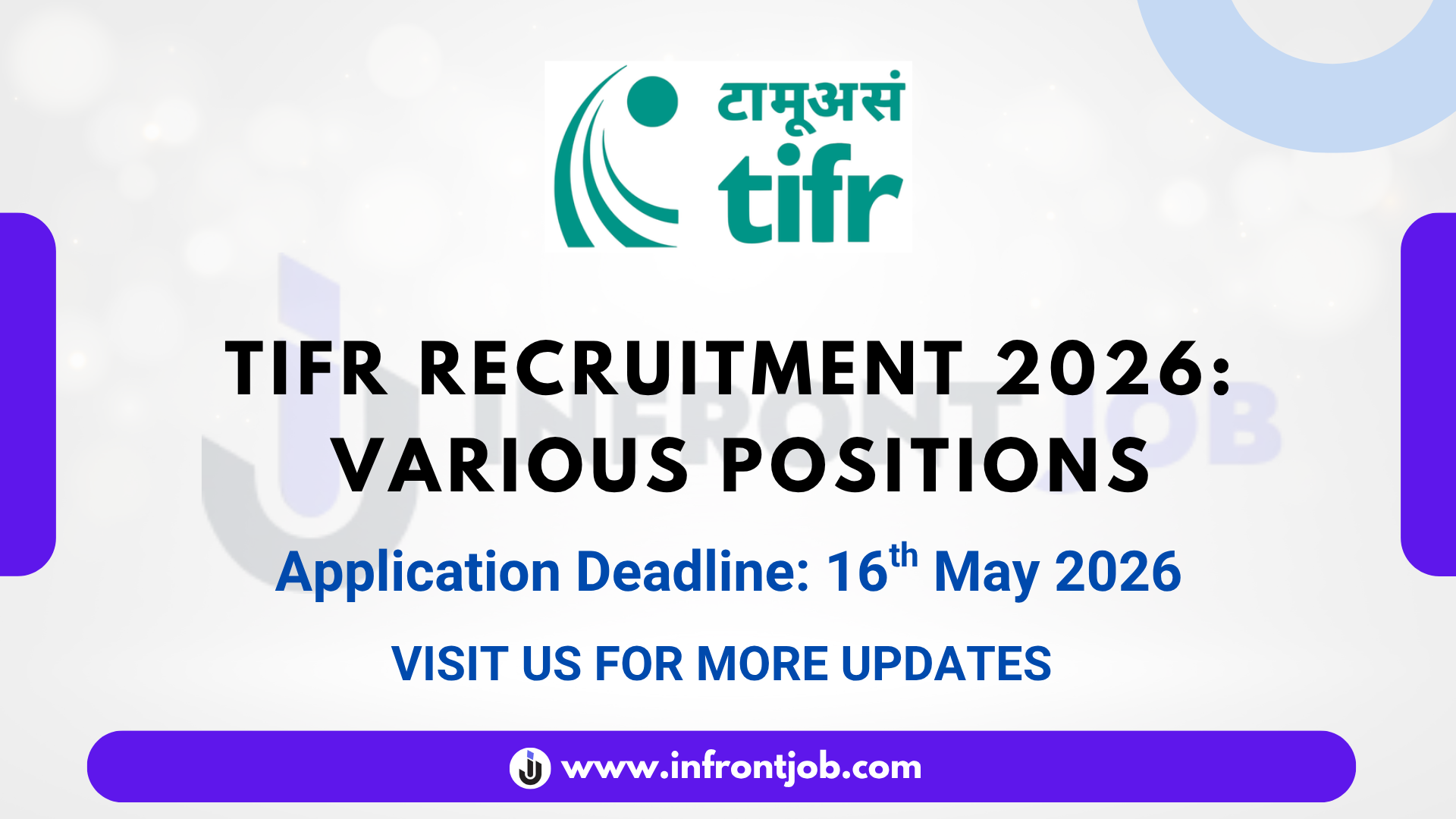 TIFR Recruitment